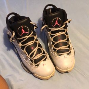 Jordan 6 rings “DMP” grade school girls shoe